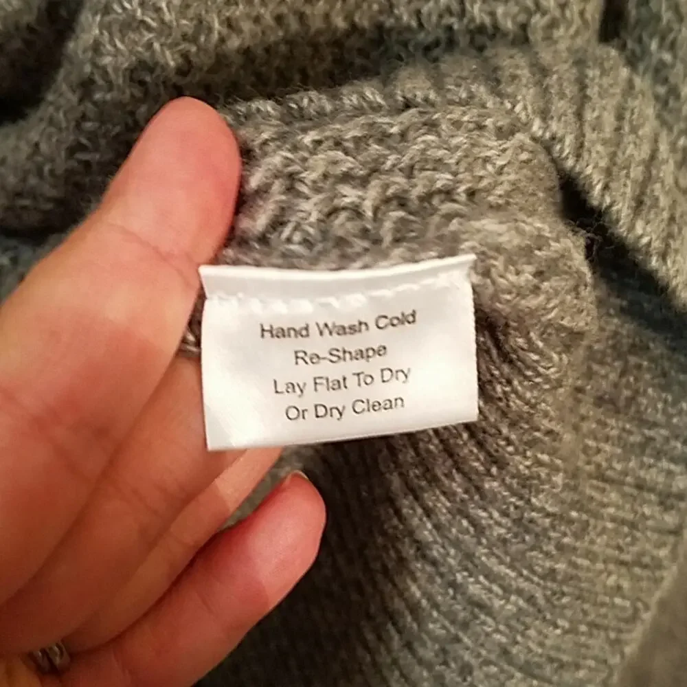 Joseph Abboud Grey 1/4 Zip Sweater